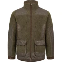 Jacheta Blaser Sherpa Fleece Dark Brown, Marime 3xl