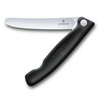 Briceag Cutit Pliabil Victorinox, Swiss Classic Paring Knife, Lama Zimtata 11cm, Negru Briceag Cutit Pliabil Victorinox, Swiss Classic Paring Knife, Lama Zimtata 11cm, Negru