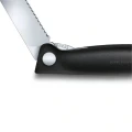 Briceag Cutit Pliabil Victorinox, Swiss Classic Paring Knife, Lama Zimtata 11cm, Negru