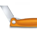Briceag Cutit Pliabil Victorinox, Swiss Classic Paring Knife, Lama Zimtata 11cm, Portocaliu