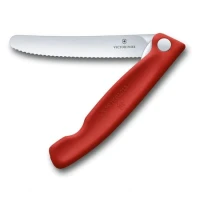 Briceag Cutit Pliabil Victorinox, Swiss Classic Paring Knife, Lama Zimtata 11cm, Rosu Briceag Cutit Pliabil Victorinox, Swiss Classic Paring Knife, Lama Zimtata 11cm, Rosu