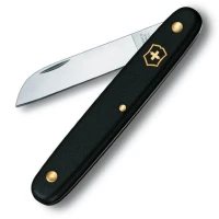 Briceag Cutit Pentru Gradinarit Victorinox, 10cm, Negru