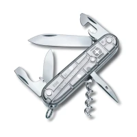 Briceag Multifunctional Victorinox Spartan, Silvertech, Argintiu Transparent, 9.10cm