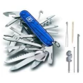 Briceag Multifunctional Victorinox SwissChamp, Albastru Transparent, 9.10cm