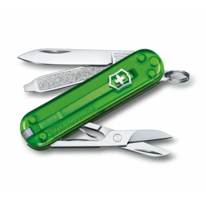 Briceag Victorinox Classic Colors Transparent, Green Tea - 0.6223.T41G