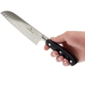 Cutit Bucatarie Victorinox Santoku, Lama Gofrata 17 cm, ,Negru, Cutie Cadou Cutit Bucatarie Victorinox Santoku, Lama Gofrata 17 cm, ,Negru, Cutie Cadou