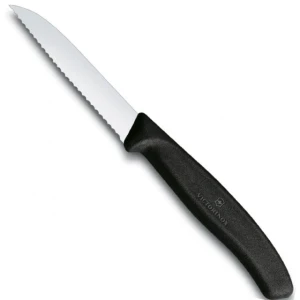 Cutit Bucatarie Victorinox Swiss Classic Penru Decojit, Lama Zimtata 8cm, Negru Cutit Bucatarie Victorinox Swiss Classic Penru Decojit, Lama Zimtata 8cm, Negru