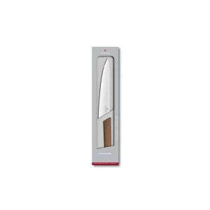 Cutit Bucatarie Victorinox Swiss Modern Carving Knife, Lama  22cm, Lemn Nuc, Cutie Cadou