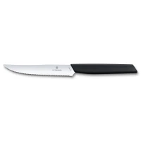 Cutit Bucatarie Victorinox Swiss Modern Steak Knife, Lama Zimtata 12cm, Negru Cutit Bucatarie Victorinox Swiss Modern Steak Knife, Lama Zimtata 12cm, Negru
