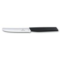 Cutit Bucatarie Victorinox Swiss Modern Table Knife, Lama Zimtata 11cm, Negru Cutit Bucatarie Victorinox Swiss Modern Table Knife, Lama Zimtata 11cm, Negru