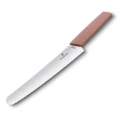 Cutit Bucatarie Victorinox, Swiss Modern pentru Paine , Lama Zimtata 22cm, Roz, Blister Cutit Bucatarie Victorinox, Swiss Modern pentru Paine , Lama Zimtata 22cm, Roz, Blister