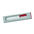 Cutit Bucatarie Victorinox SwissClassic Santoku Knife, Lama Gofrata 17cm, Rosu, Cutie Cadou