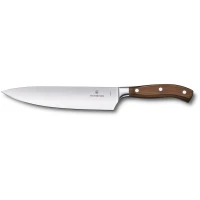 Cutit Carne Victorinox Grand Maitre Carving Knife, Lama 22cm, Lemn, Maro