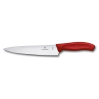 Cutit Carne Victorinox, Swiss Classic Chefs Knife, Lama 19cm, Rosu, Blister
