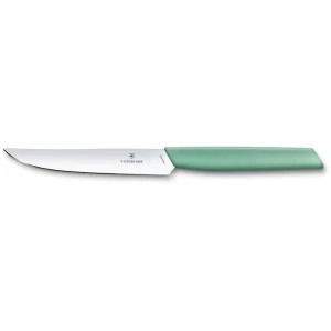 Cutit Carne Victorinox, Swiss Modern Steak Knife, Lama 12 cm, Verde Menta