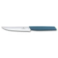Cutit Carne Victorinox Swiss Modern Steak Knife, Lama Zimtata 12cm, Blue