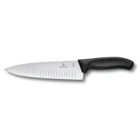 Cutit Carne Victorinox, Swissclassic Carving Knife, Lama Gofrata 20cm, Negru, Blister