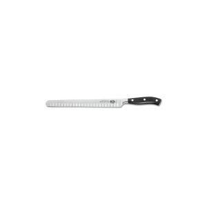 Cutit De Feliat Victorinox Grand Maitre Slicing Knife, Lama Gofrata 26cm, Negru, Cutie Cadou