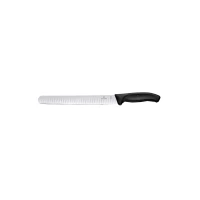 Cutit De Feliat Victorinox, Swissclassic Slicing Knife, Lama Gofrata 25cm, Negru, Cutie Cadou