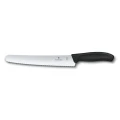 Cutit Feliat Victorinox SwissClassic Bread/Pastry Knife, Lama Zimtata 22cm, Negru, Cutie Cadou Cutit Feliat Victorinox SwissClassic Bread/Pastry Knife, Lama Zimtata 22cm, Negru, Cutie Cadou