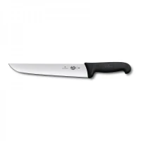 Cutit Macelar Victorinox Fibrox Butchers Knife, Lama 23cm, Negru