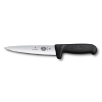 Cutit Pentru Sacrificare Victorinox Sticking Knife Safety Grip, Fibrox, Lama 16cm, Negru