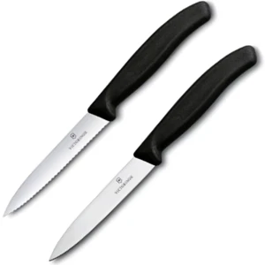 Set 2 Cutite VICTORINOX Swiss Classic Paring Knife Set, Lama 10cm, Negru