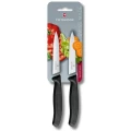 Set 2 Cutite VICTORINOX Swiss Classic Paring Knife Set, Lama 10cm, Negru
