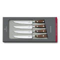 Set 4 Cutite Carne Victorinox Grand Maître Wood, 12cm, Maro  Set 4 Cutite Carne Victorinox Grand Maître Wood, 12cm, Maro