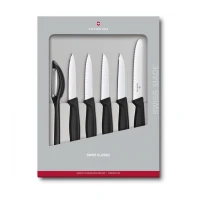 Set 6 Cutite Bucatarie Victorinox, Negru