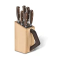 Set 6 Cutite Victorinox Grand Maître Cutlery block, Suport Lemn, Maro