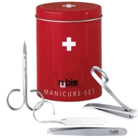 Set Victorinox Rubis Pentru Manichiura, 4 Piese, Cutie Rosie