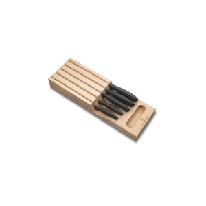 Suport Cutite Victorinox Swiss Classic In-Drawer Knife, 43cm, Lemn, Maro