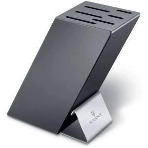Suport Cutite Victorinox Swiss Modern Cutlery Block,  20cm, Lemn, Negru
