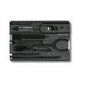 Trusa Multifunctional Victorinox SwissCard Classic Onyx, negru transparent - 0.7133.T3