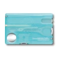 Trusa Multifunctional Victorinox SwissCard NailCare, albastru transparent - 0.7240.T21