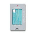 Trusa Multifunctional Victorinox SwissCard NailCare, albastru transparent - 0.7240.T21