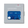 Trusa Multifunctionala Victorinox SwissCard Lite, albastru transparent - 0.7322.T2