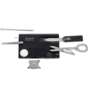Trusa Multifunctionala Victorinox SwissCard Lite, negru transparent - 0.7333.T3