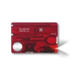 Trusa Multifunctionala Victorinox SwissCard Lite, rosu transparent - 0.7300.T