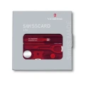 Trusa Multifunctionala Victorinox SwissCard Lite, rosu transparent - 0.7300.T Trusa Multifunctionala Victorinox SwissCard Lite, rosu transparent - 0.7300.T