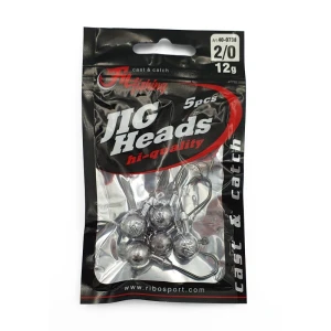 JIG HEAD FILFISHING CU CARLIG VMC BLACK NICKEL 4/0 14GR 5BUC/PLIC JIG HEAD FILFISHING CU CARLIG VMC BLACK NICKEL 4/0 14GR 5BUC/PLIC