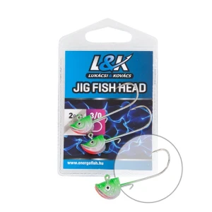 JIG HEAD L And K FISH HEAD 3/0 12g 2buc/plic JIG HEAD L And K FISH HEAD 3/0 12g 2buc/plic