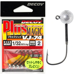Jig DECOY VJ-74 Plus Magic, Nr.2, 1.8g, 5buc/pac Jig DECOY VJ-74 Plus Magic, Nr.2, 1.8g, 5buc/pac