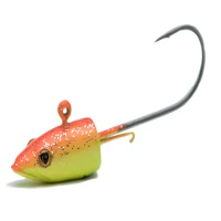 Jig Fox Rage Eel Head, Tiger, Nr.2/0, 14g, 4buc/pac Jig Fox Rage Eel Head, Tiger, Nr.2/0, 14g, 4buc/pac
