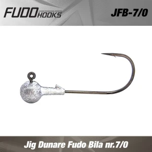 Jig Fudo Bila Bn Black Nickel Nr.7/0 44gr 4buc/plic