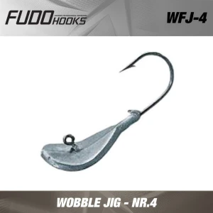 Jig Fudo Wooble BN black nickel Nr.4 1.8g 8buc/plic Jig Fudo Wooble BN black nickel Nr.4 1.8g 8buc/plic