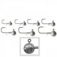 Jig Lestat Dam Effzett Ball Jighead No.8/0 20g 5buc Jig Lestat Dam Effzett Ball Jighead No.8/0 20g 5buc