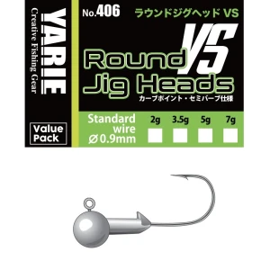 Jig Yarie 406 Round VS Semi Barb nr.1/0 3.5g 10buc/plic Jig Yarie 406 Round VS Semi Barb nr.1/0 3.5g 10buc/plic