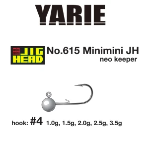 Jig Yarie 615 Mini Neo Keeper nr.4 1g 5buc/plic Jig Yarie 615 Mini Neo Keeper nr.4 1g 5buc/plic
